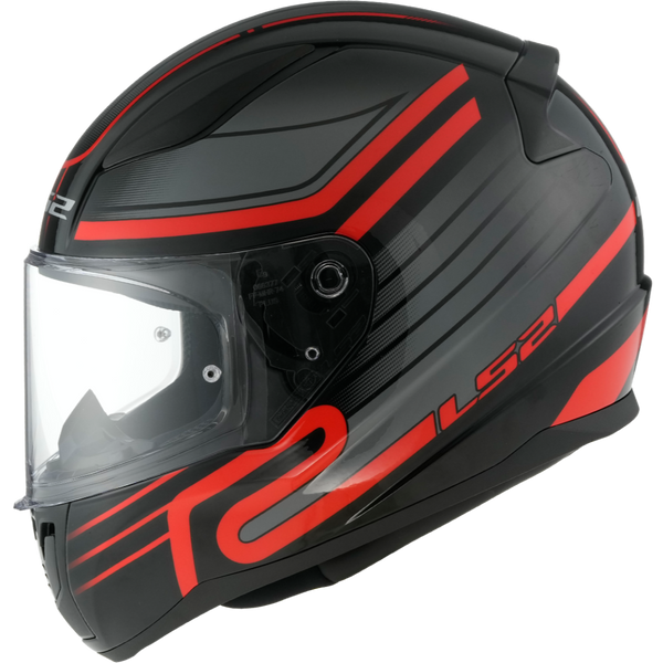 LS2 FF353 Rapid II Circuit Motorcycle Helmet - Black/Red