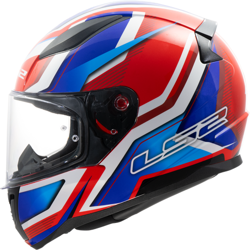 LS2 FF353 Rapid II Flitz Motorcycle Helmet - Blue/Red