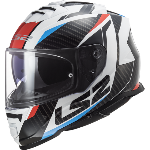 LS2 FF800 Storm II Racer Motorcycle Helmet - Red/Blue