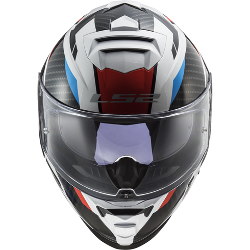 LS2 FF800 Storm II Racer Motorcycle Helmet - Red/Blue