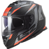 LS2 FF800 Storm II Racer Motorcycle Helmet - Matt Titanium Orange