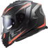 LS2 FF800 Storm II Racer Motorcycle Helmet - Matt Titanium Orange
