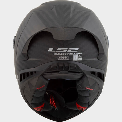 LS2 FF805 Thunder Carbon GP Pro FIM Motorcycle Helmet - Matt Black