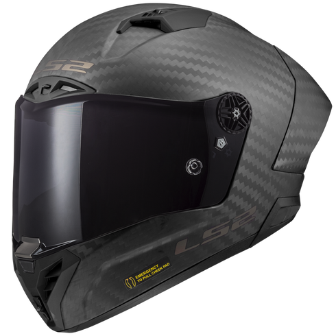 LS2 FF805 Thunder GP Aero Spoiler Motorcycle Helmet - Matt Black