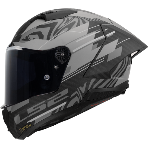 LS2 FF805 Thunder GP Aero Polar Motorcycle Helmet - Matt Black