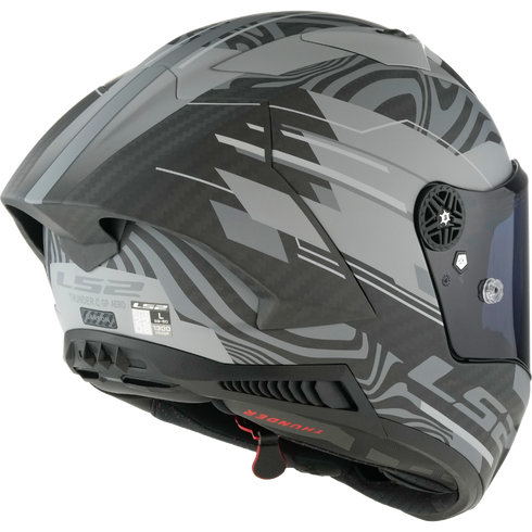 LS2 FF805 Thunder GP Aero Polar Motorcycle Helmet - Matt Black