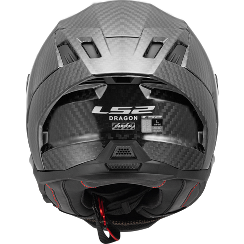 LS2 FF807 Dragon Motorcycle Helmet - Matt Carbon