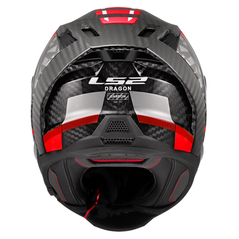 LS2 FF807 Dragon Trax Motorcycle Helmet - Red