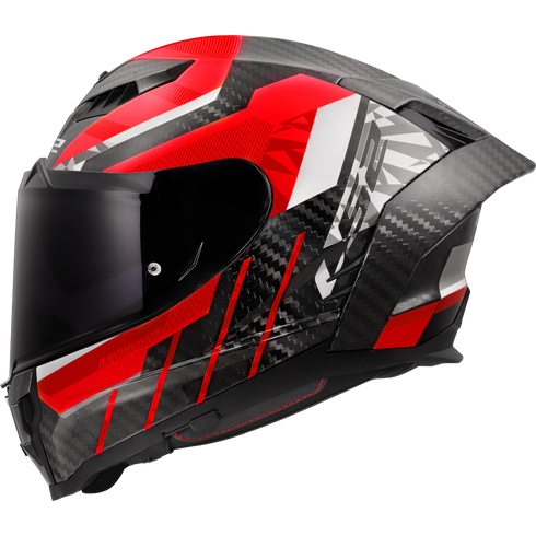 LS2 FF807 Dragon Trax Motorcycle Helmet - Red