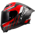 LS2 FF807 Dragon Trax Motorcycle Helmet - Red