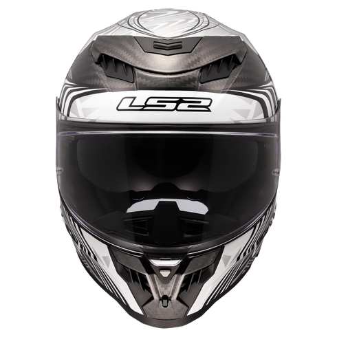 LS2 FF807 Dragon Enthum Motorcycle Helmet - Silver