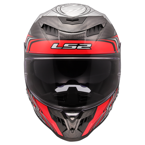 LS2 FF807 Dragon Enthum Motorcycle Helmet - Red