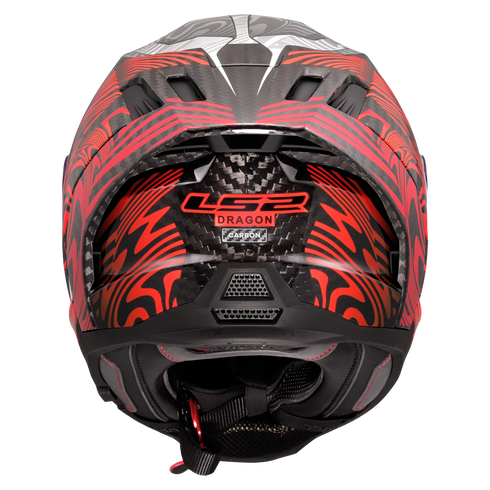 LS2 FF807 Dragon Enthum Motorcycle Helmet - Red