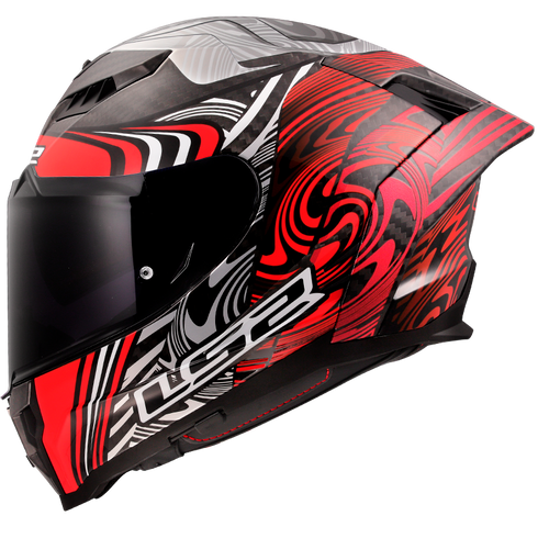 LS2 FF807 Dragon Enthum Motorcycle Helmet - Red