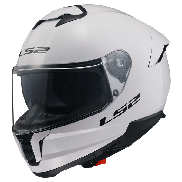 LS2 FF808 Stream II Motorcycle Helmet - Gloss White