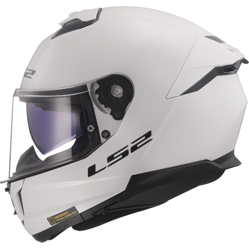 LS2 FF808 Stream II Motorcycle Helmet - Gloss White