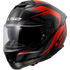 LS2 FF808 Stream II Fury Motorcycle Helmet - Black/Red