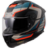 LS2 FF808 Stream II Road Motorcycle Helmet - Matt Black/Blue