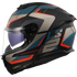 LS2 FF808 Stream II Road Motorcycle Helmet - Matt Black/Blue