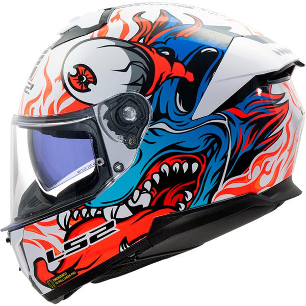 LS2 FF808 Stream II Inferno Motorcycle Helmet
