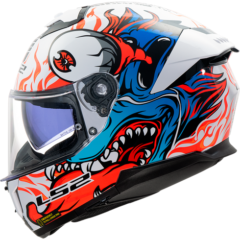 LS2 FF808 Stream II Inferno Motorcycle Helmet