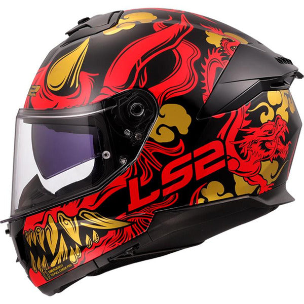LS2 FF808 Stream II Drako Motorcycle Helme