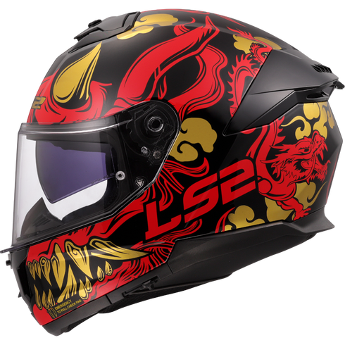 LS2 FF808 Stream II Drako Motorcycle Helme