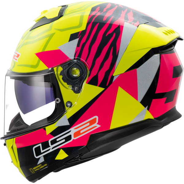 LS2 FF808 Stream II Tiger Motorcycle Helmet
