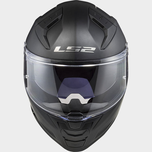 LS2 FF811 Vector II Motorcycle Helmet - Matt Black W/ LS2-4X UCS