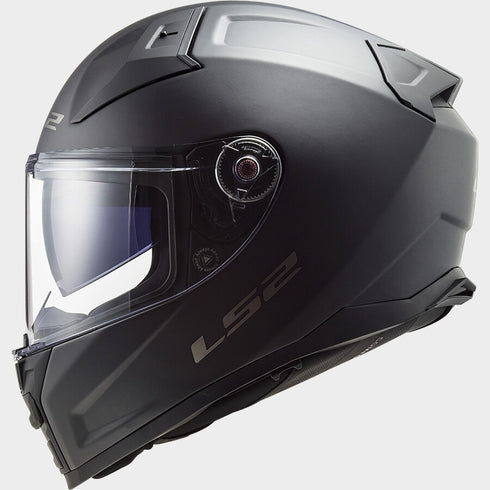 LS2 FF811 Vector II Motorcycle Helmet - Matt Black W/ LS2-4X UCS