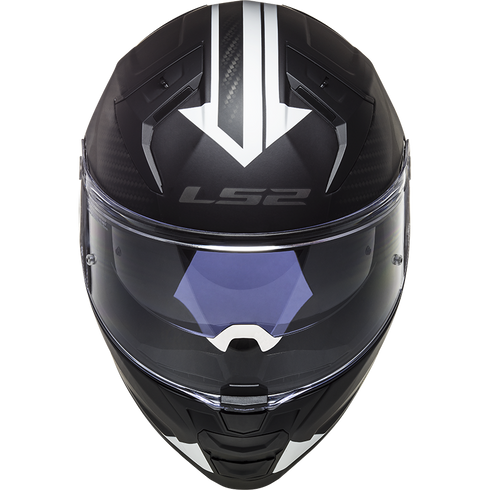 LS2 FF811 Vector II Splitter Motorcycle Helmet - Black/White