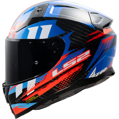 LS2 FF811 Vector II Carbon Tantic Motorcycle Helmet - Blue