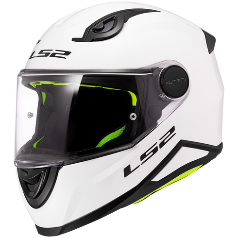 LS2 FF812 Kids Motorcycle Helmet - White