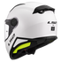 LS2 FF812 Kids Motorcycle Helmet - White