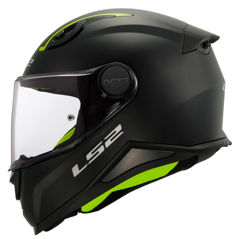 LS2 FF812 Kids Motorcycle Helmet - Matt Black