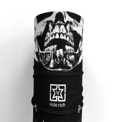 Ride Rich Mutilated Skull Rich Wrap