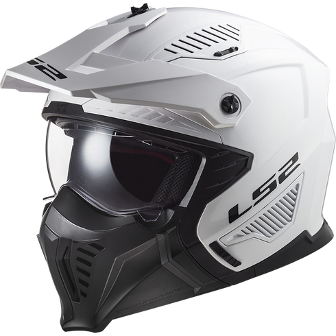 LS2 OF606 Drifter Motorcycle Helmet - White