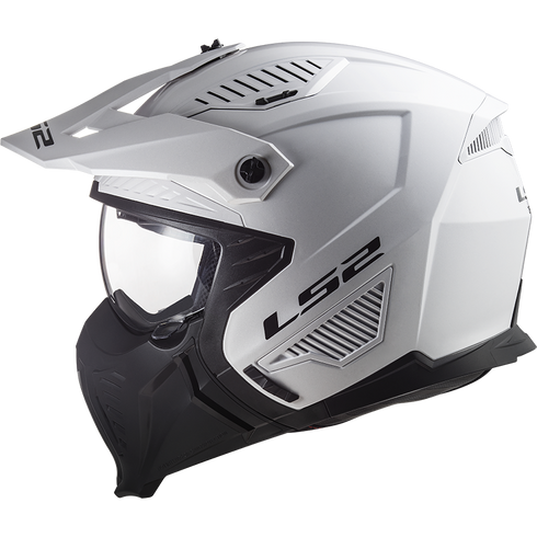 LS2 OF606 Drifter Motorcycle Helmet - White