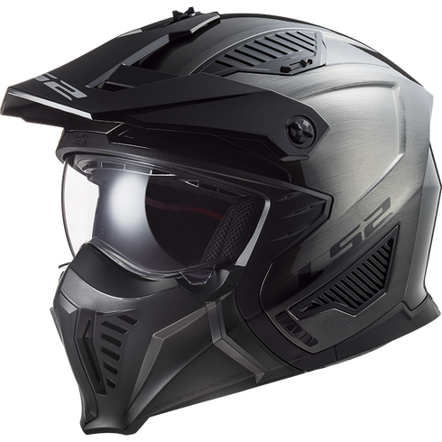 LS2 OF606 Drifter Motorcycle Helmet - Jeans Titanium