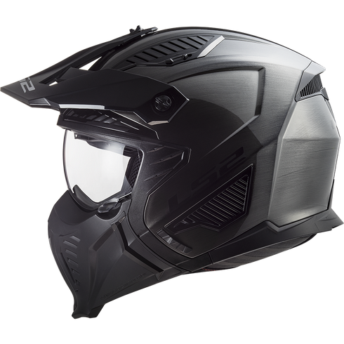 LS2 OF606 Drifter Motorcycle Helmet - Jeans Titanium