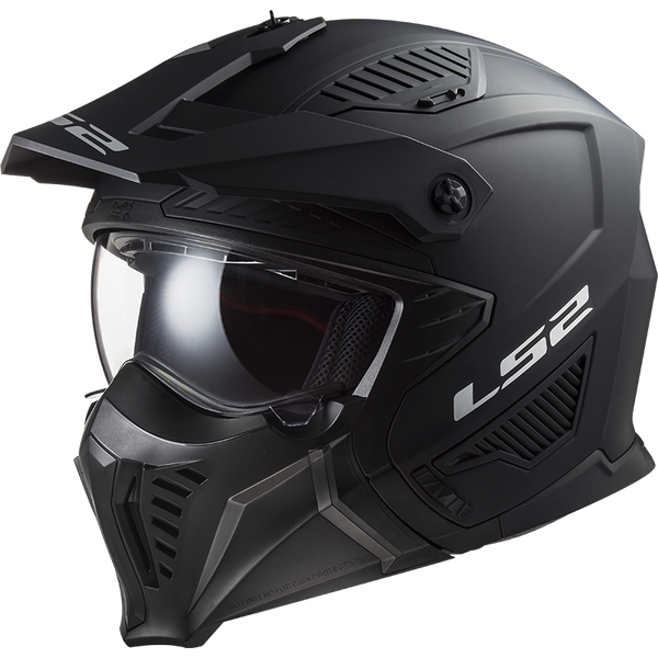 LS2 OF606 Drifter Motorcycle Helmet - Matt Black