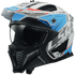 LS2 OF606 Drifter Devor Motorcycle Helmet - Matt White Blue
