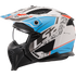 LS2 OF606 Drifter Devor Motorcycle Helmet - Matt White Blue