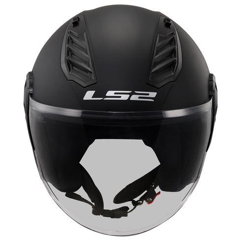 LS2 OF616 Airflow II Motorcycle Helmet - Matt Black