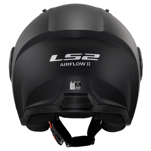 LS2 OF616 Airflow II Motorcycle Helmet - Matt Black