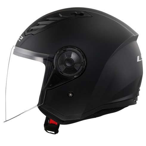 LS2 OF616 Airflow II Motorcycle Helmet - Matt Black
