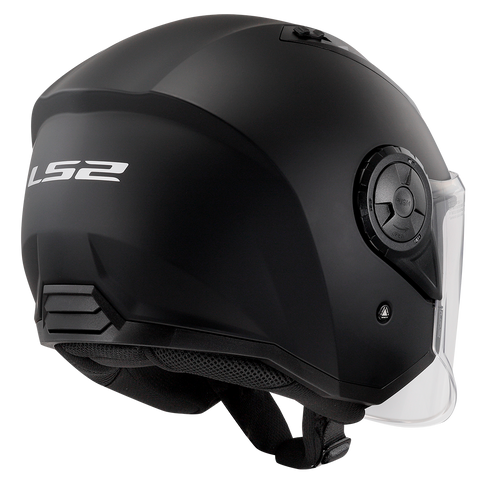 LS2 OF616 Airflow II Motorcycle Helmet - Matt Black