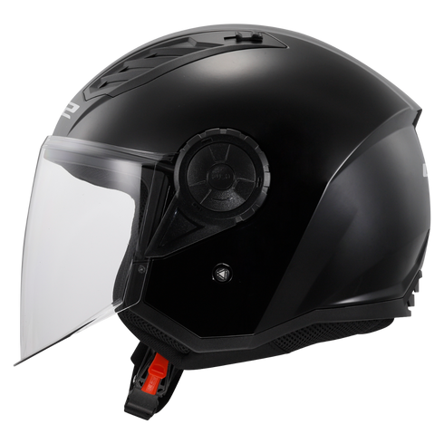 LS2 OF616 Airflow II Motorcycle Helmet - Gloss Black