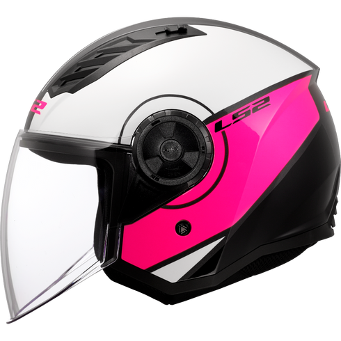 LS2 OF616 Airflow II Cover Motorcycle Helmet - Pink
