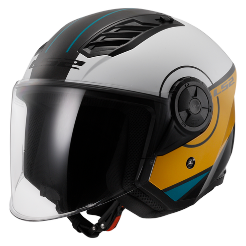 LS2 OF616 Airflow II Cover Motorcycle Helmet - Brown